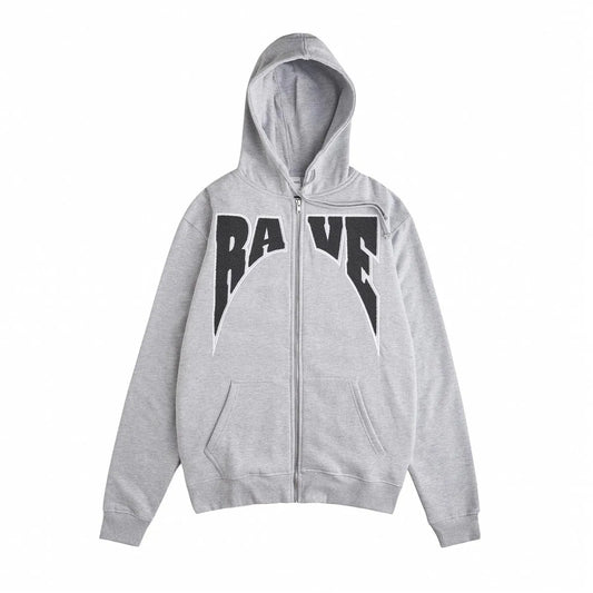 Rave Skateboards - ACADEMY hoodie sport grey - ARROW & BEAST