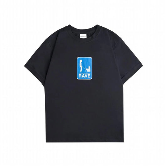 Rave Skateboards - NO LEAK tee black - ARROW & BEAST