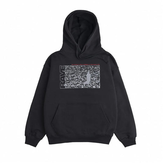 Rave Skateboards - DEGRASSE hoodie black - ARROW & BEAST