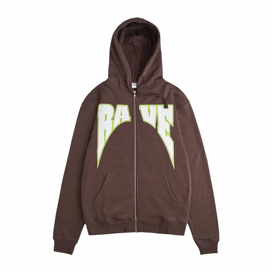 Rave Skateboards - ACADEMY hoodie dark brown - ARROW & BEAST