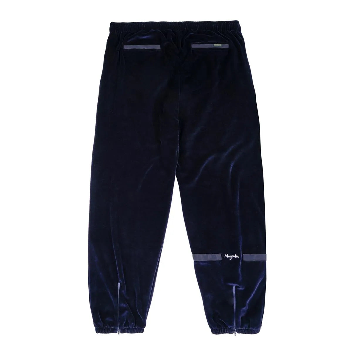 Magenta Skateboards - DIMANCHE VELOURS TRACKPANTS - NAVY - Navy - ARROW & BEAST