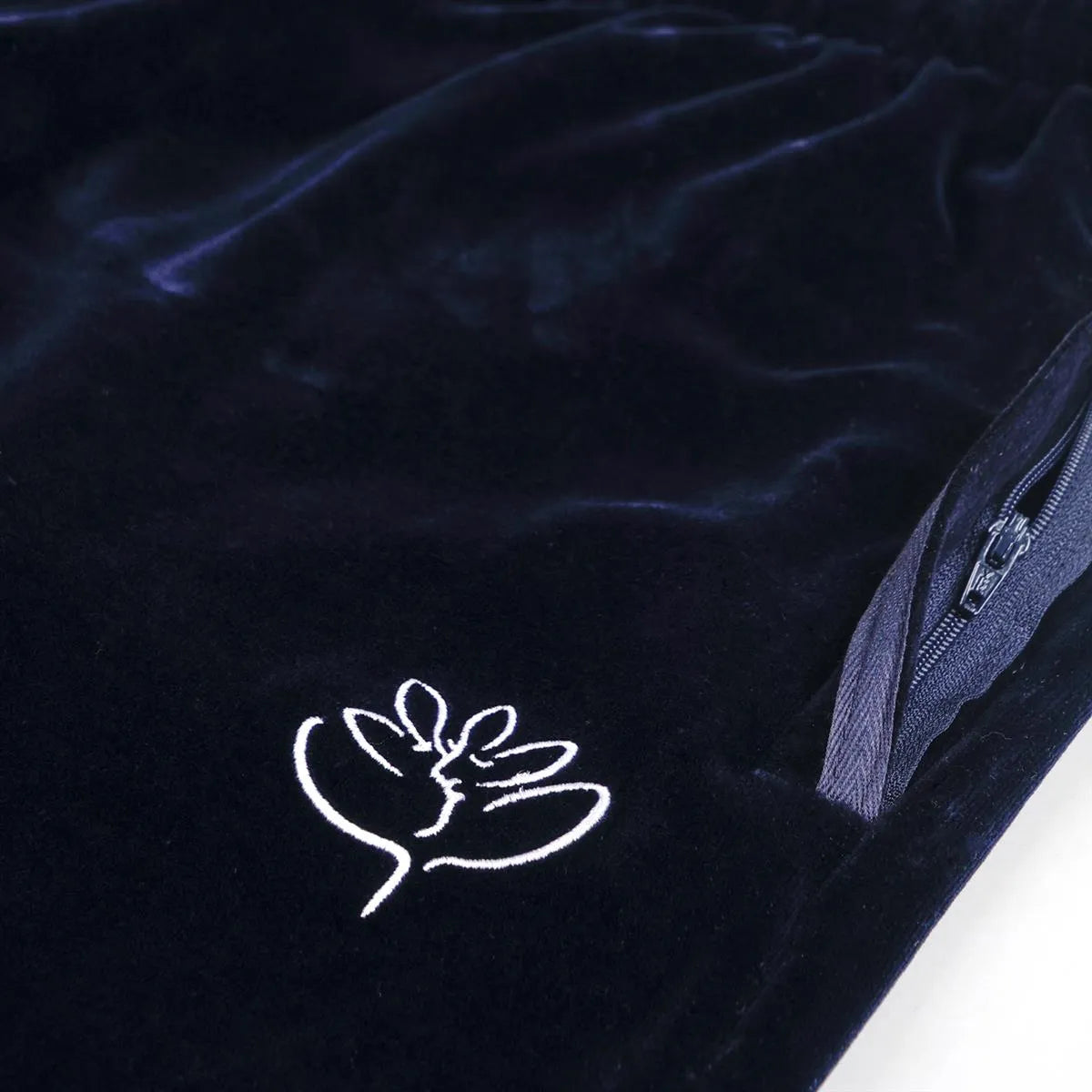 Magenta Skateboards - DIMANCHE VELOURS TRACKPANTS - NAVY - Navy - ARROW & BEAST