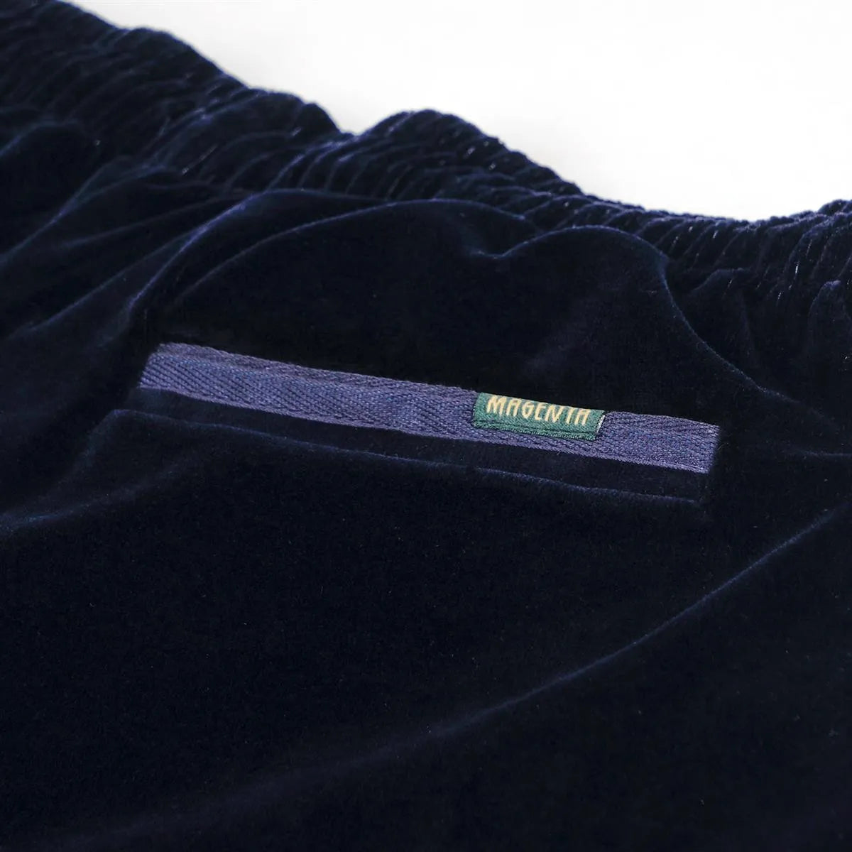 Magenta Skateboards - DIMANCHE VELOURS TRACKPANTS - NAVY - Navy - ARROW & BEAST