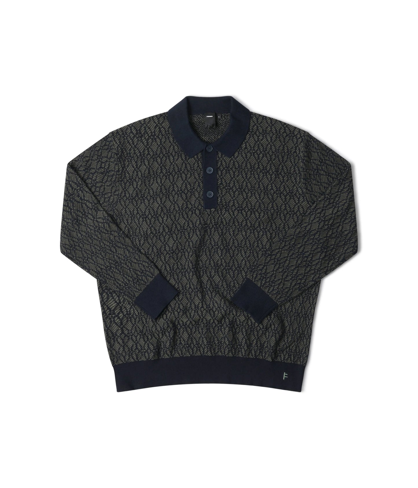 Former Merchandise - EXPANSION KNIT POLO Army Navy - Army Navy - ARROW & BEAST