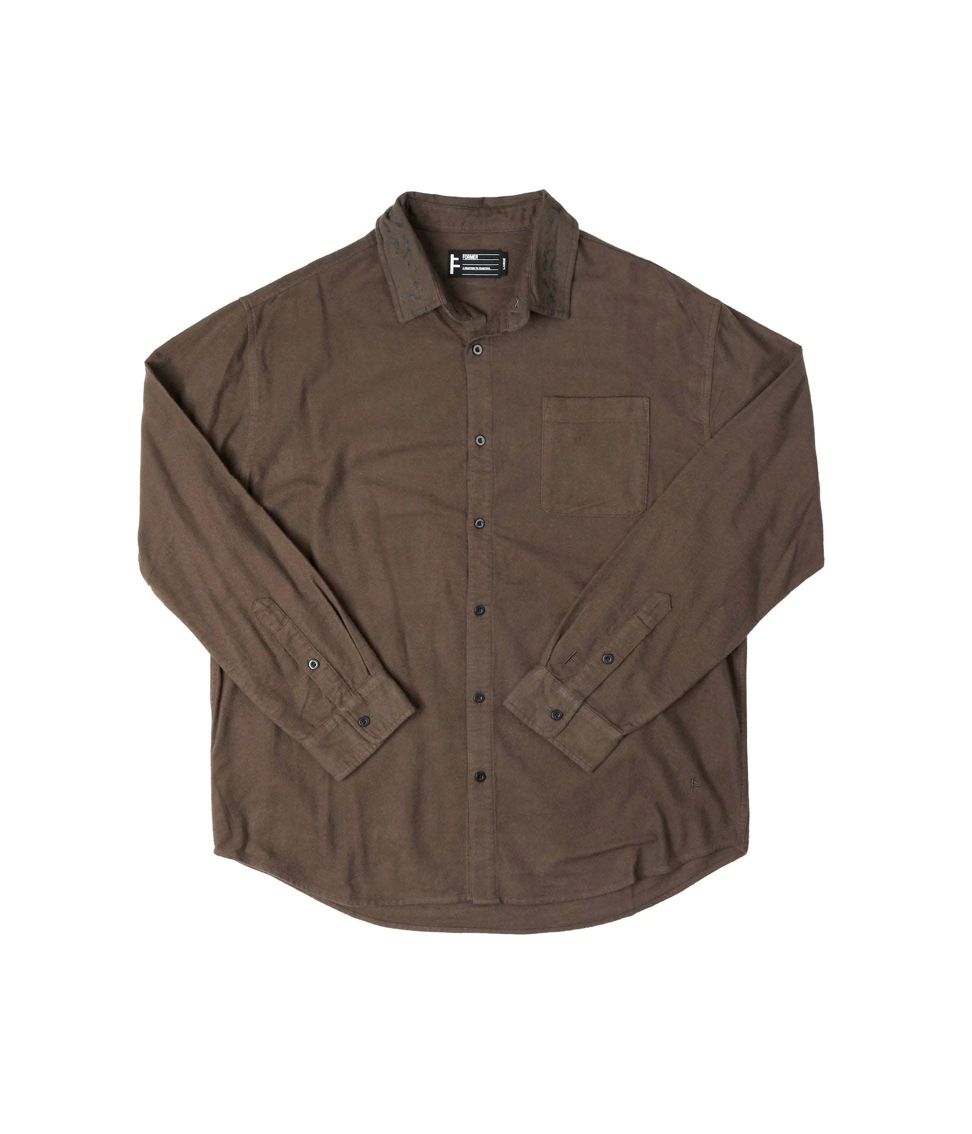 Former - VIVIAN DIFFUSE LS SHIRT BRACKEN - BRACKEN - ARROW & BEAST