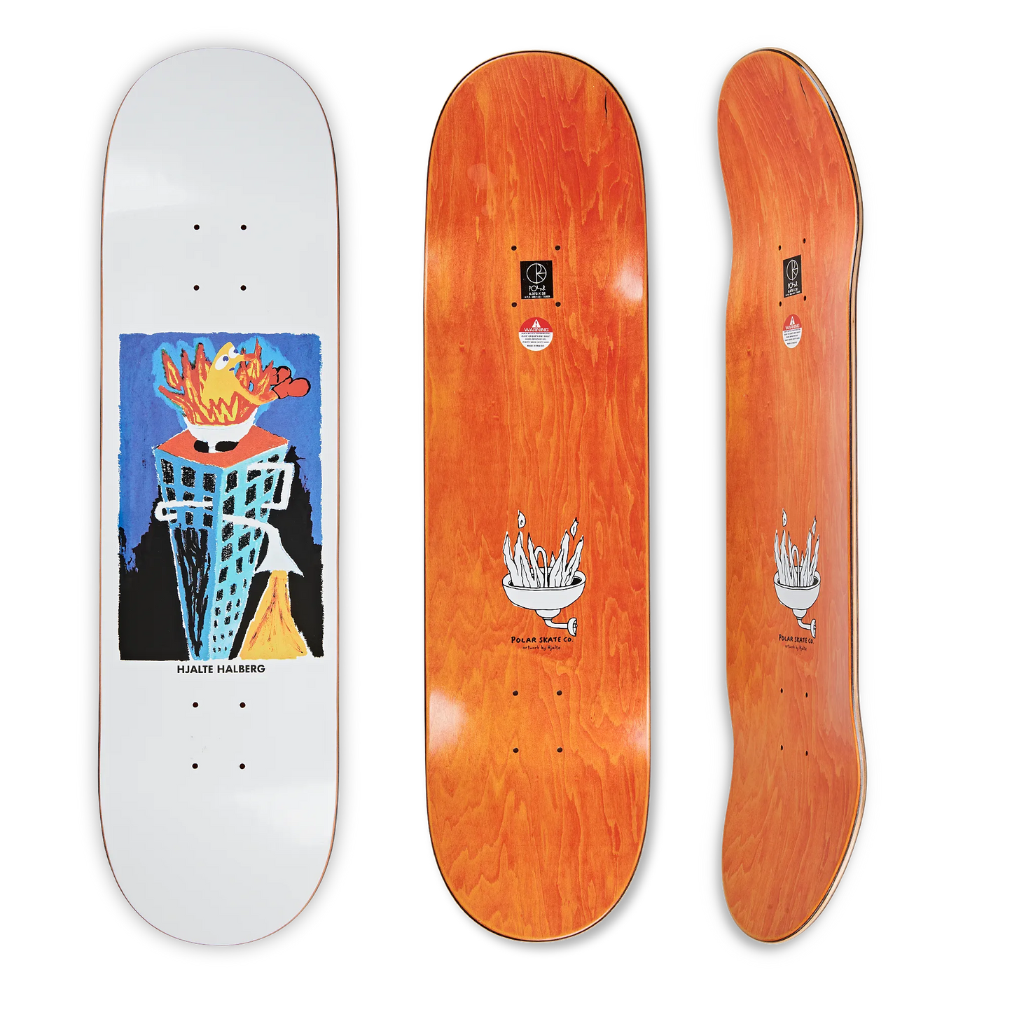 Polar Skate Co. - Hjalte Halberg - Burning Sink Wheel Well Various - ARROW & BEAST