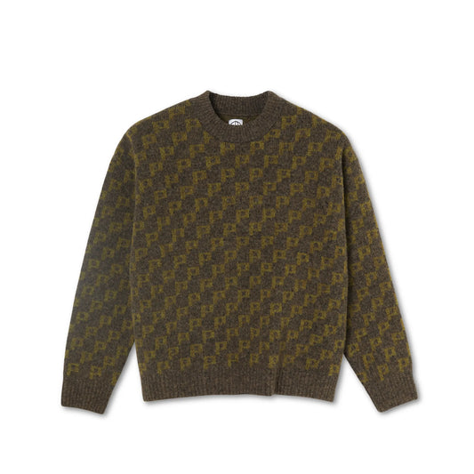 Polar Skate Co. Polar Knit Sweater Army Green - ARROW & BEAST