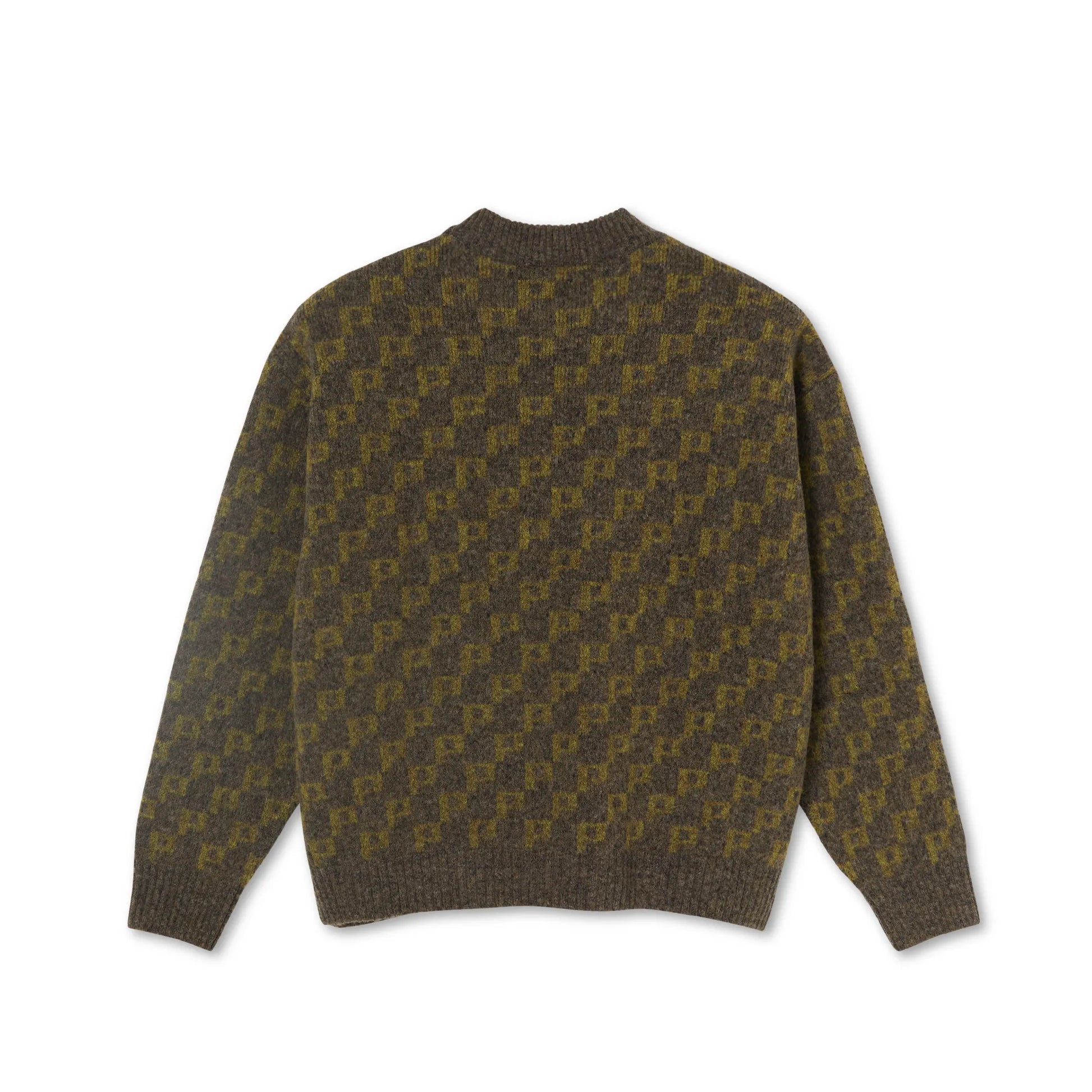 Polar Skate Co. Polar Knit Sweater Army Green - ARROW & BEAST