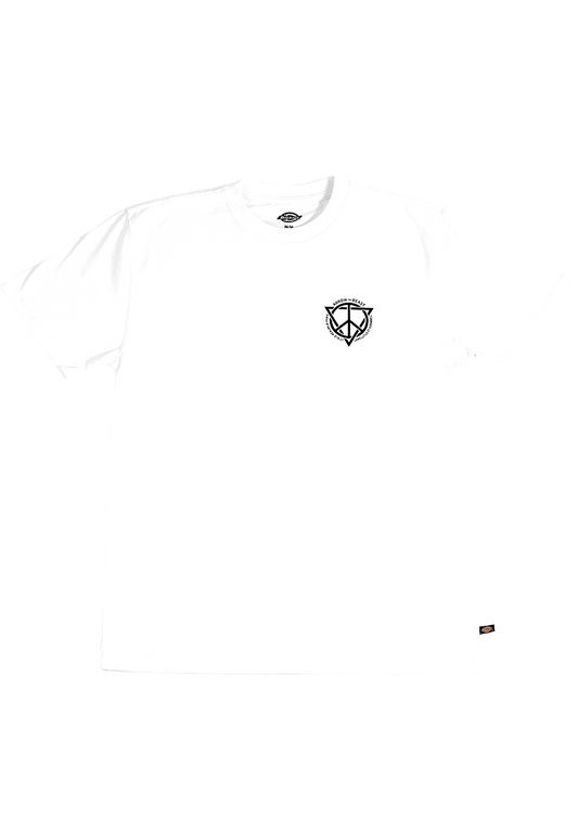 Arrow & Beast x Dickies "Blank Spectrum" Tee White - ARROW & BEAST