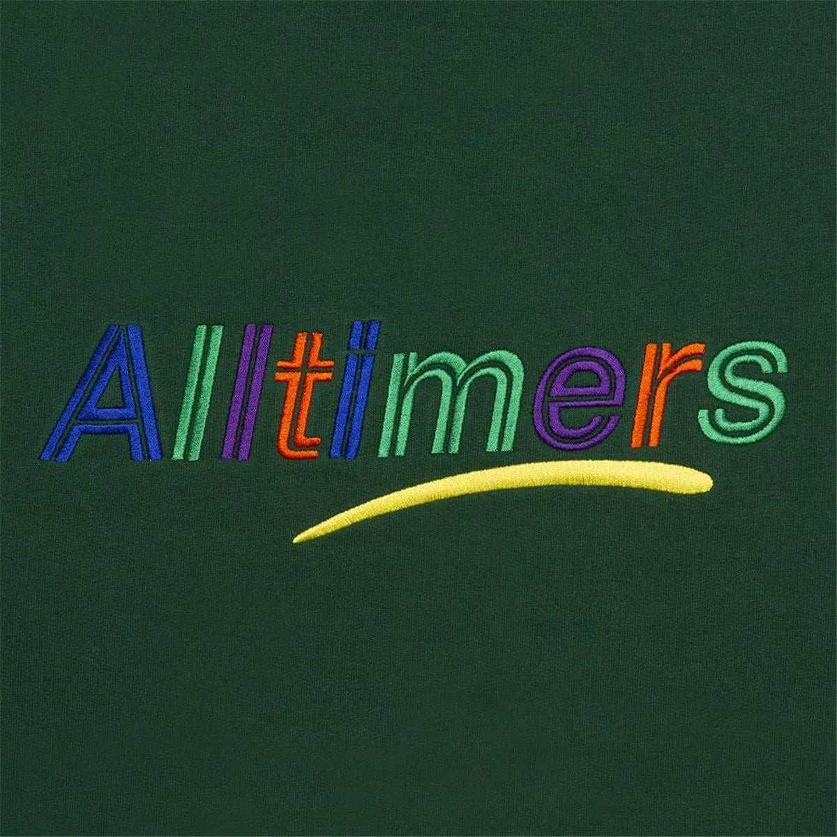 Alltimers - Embroidered Estate Crew Dark Green - ARROW & BEAST