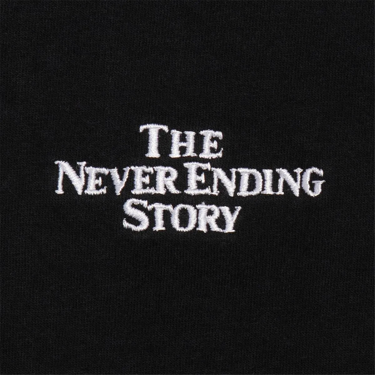 Alltimers - Embroidered Never Ending Story Tee - Black - ARROW & BEAST