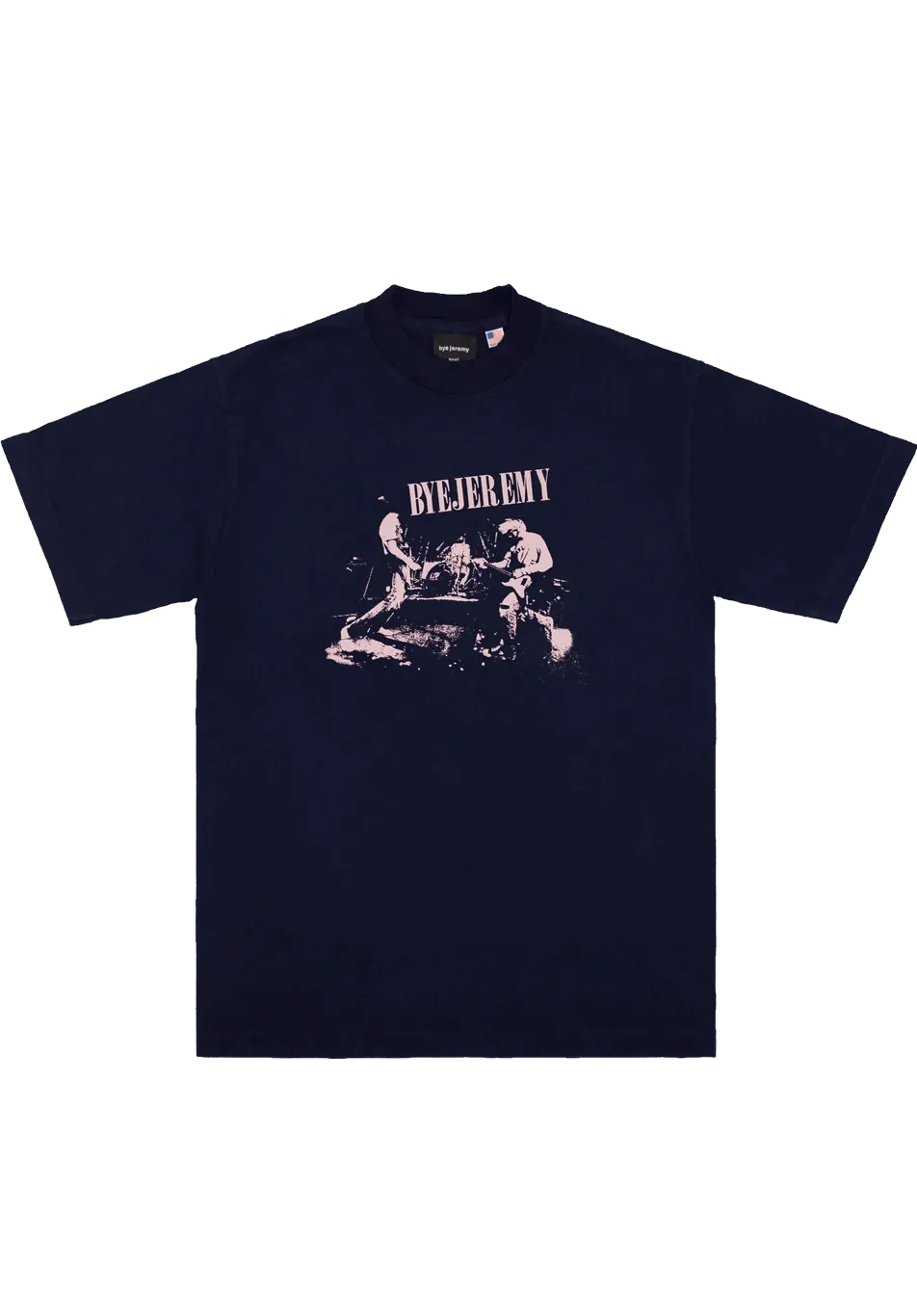 Bye Jeremy Band Tee Navy - ARROW & BEAST