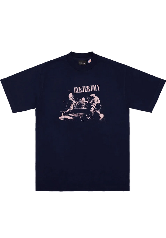 Bye Jeremy Band Tee Navy - ARROW & BEAST