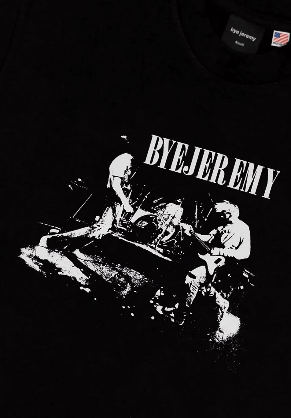 Bye Jeremy Band Tee Black - ARROW & BEAST