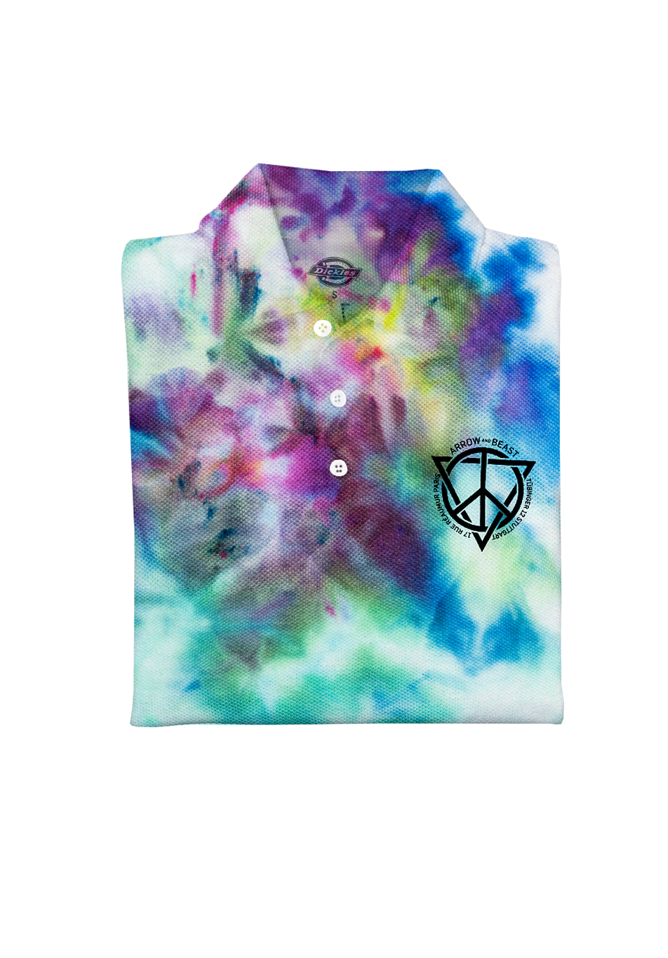 Cat Lowry x Dickies x Arrow & Beast "Spectrum" LS Polo Dyed ASSORTED ONLINE ONLY - ARROW & BEAST