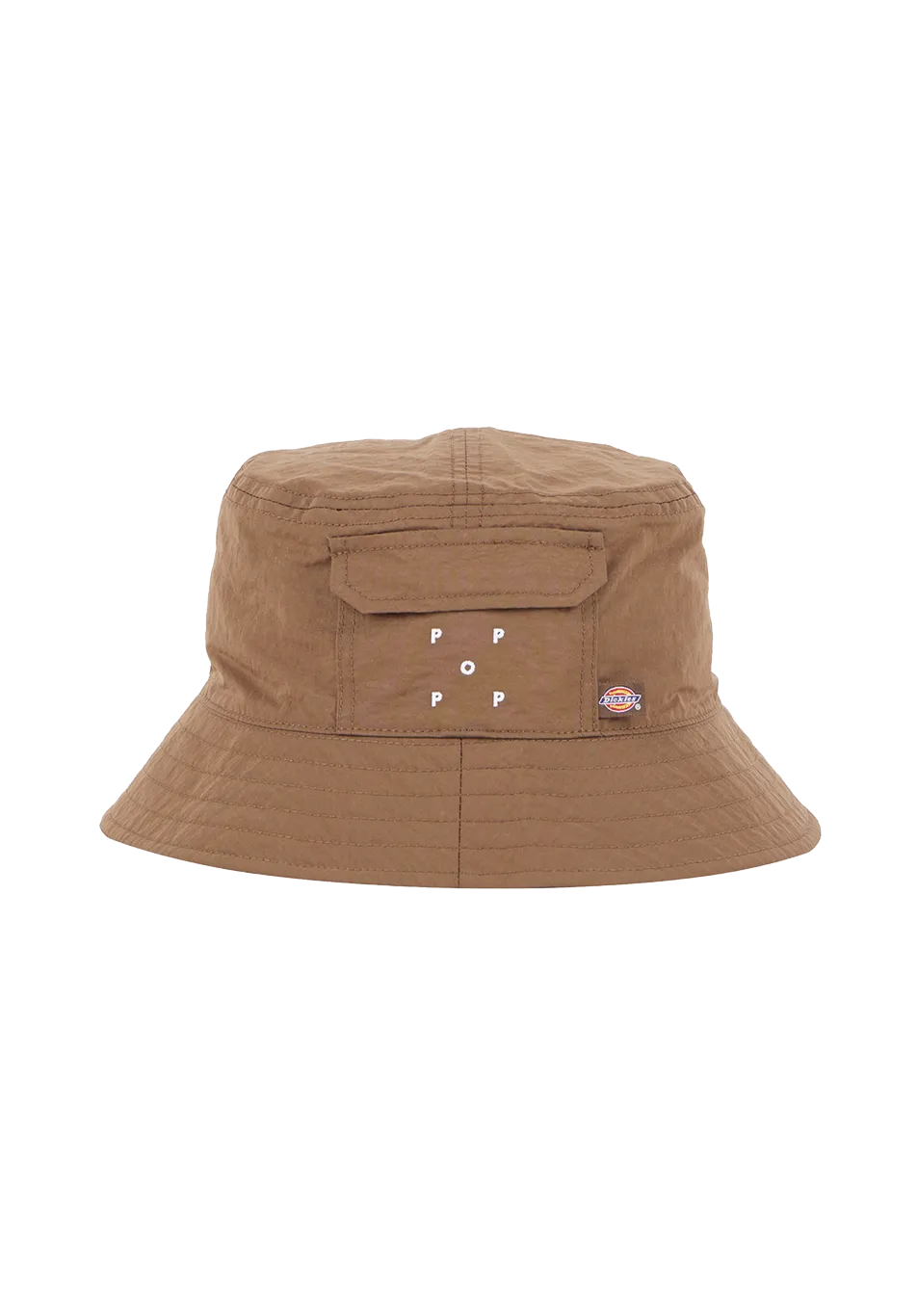 Dickies Skate x Pop Trading Co Bucket Hat Rain Drum Brown - ARROW & BEAST