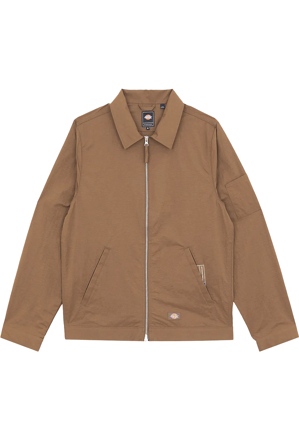 Dickies Skate x Pop Trading Co Eisenhower Jacket Rain Drum Brown - ARROW & BEAST