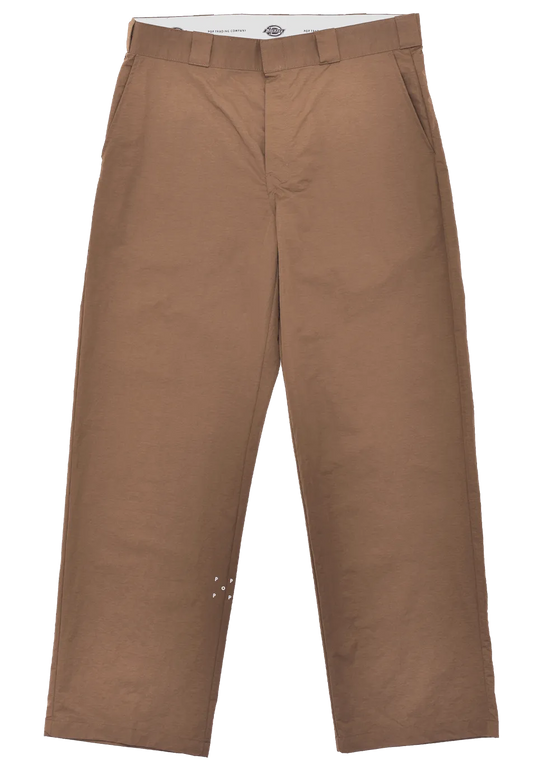 Dickies Skate x Pop Trading Co Work Pant Rain Drum Brown - ARROW & BEAST