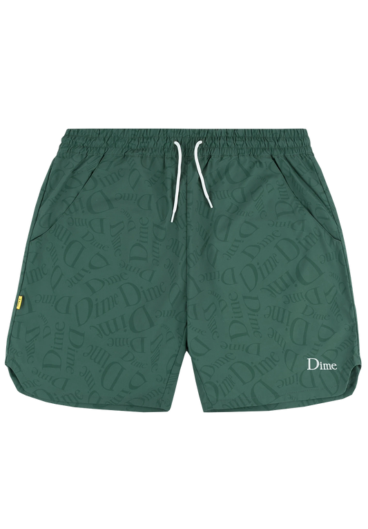 Dime MTL All Over Shorts Green - ARROW & BEAST