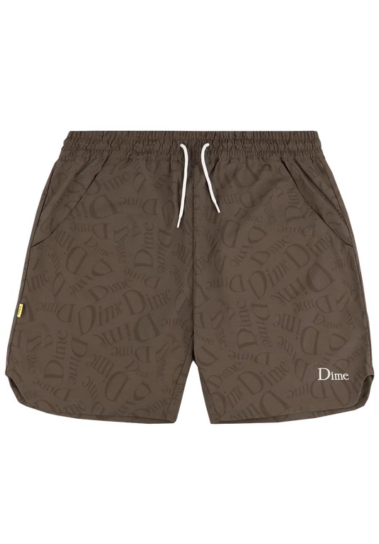 Dime MTL All Over Shorts Tan - ARROW & BEAST