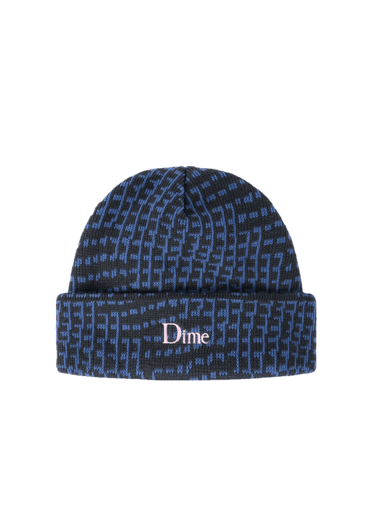 Dime MTL Classic Logo Warp Beanie Serenity Blue