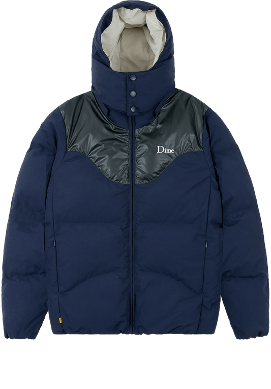 Dime MTL Contrast Puffer Jacket Navy