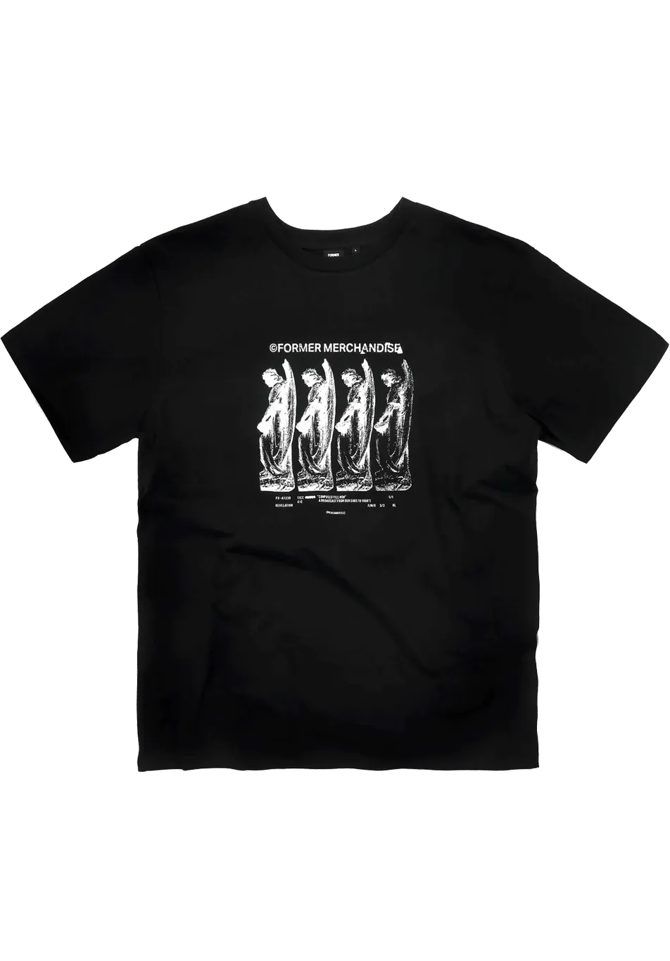 Former Merchandise Composed Tee Black - ARROW & BEAST