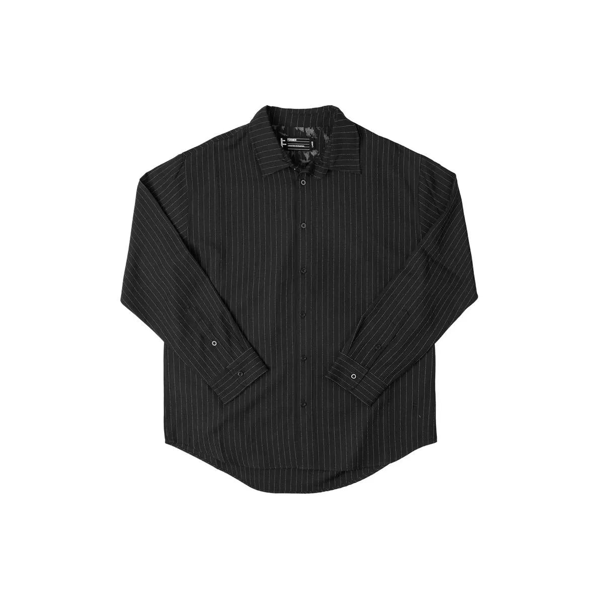 Former - VIVIAN STRIPE LS SHIRT BLACK - BLACK - ARROW & BEAST
