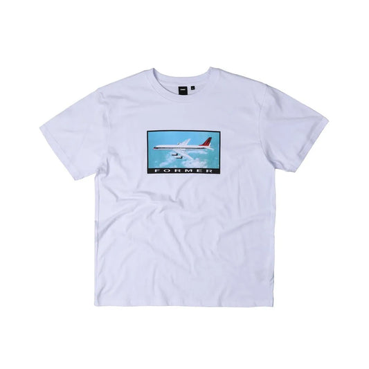 Former - HOVER T-SHIRT WHITE - WHITE - ARROW & BEAST
