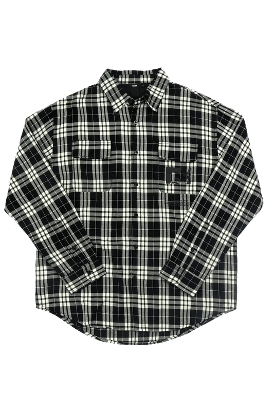 Former Merchandise Ruptured Flanel LS Black - ARROW & BEAST