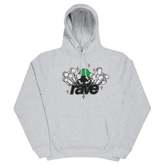 Rave Skateboards - GHOS HOODIE SPORT GREY - SPORT GREY - ARROW & BEAST