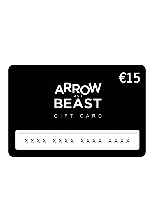 ARROW & BEAST Gift Card 15€ ONLINE + STUTTGART - ARROW & BEAST