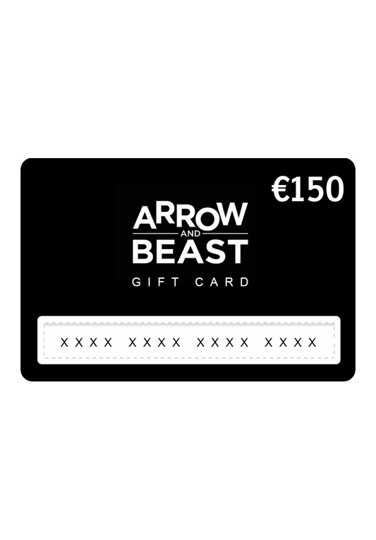 ARROW & BEAST Gift Card 150€ ONLINE + STUTTGART - ARROW & BEAST
