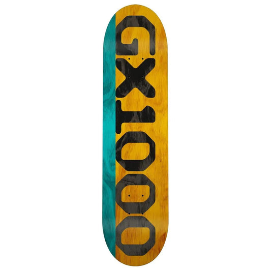 GX1000 - Split Veneer Teal/Yellow Deck - ARROW & BEAST