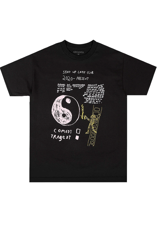 GX1000 Stay Up Late Club Tee Black - ARROW & BEAST