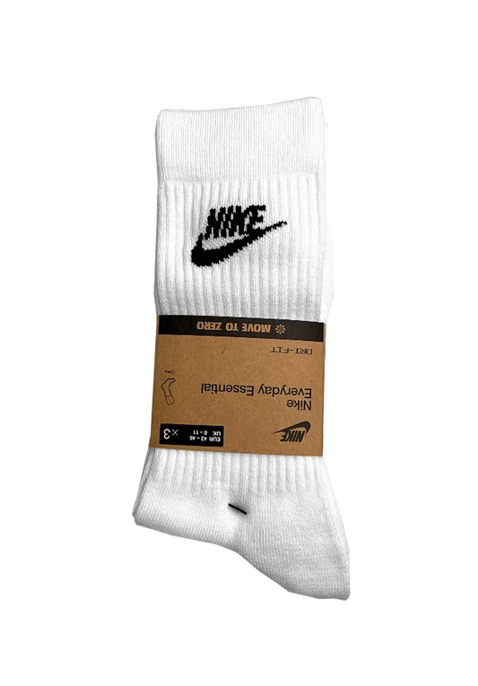 Nike SB Everyday Essential Crew Socks White