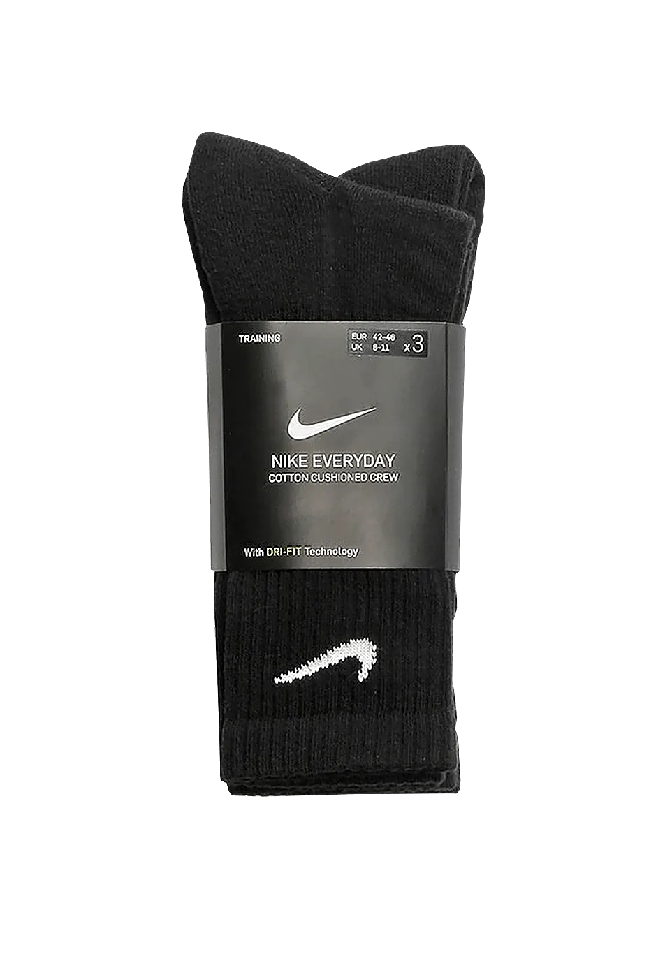 Nike SB Everyday Cushion Crew Socks Black - ARROW & BEAST