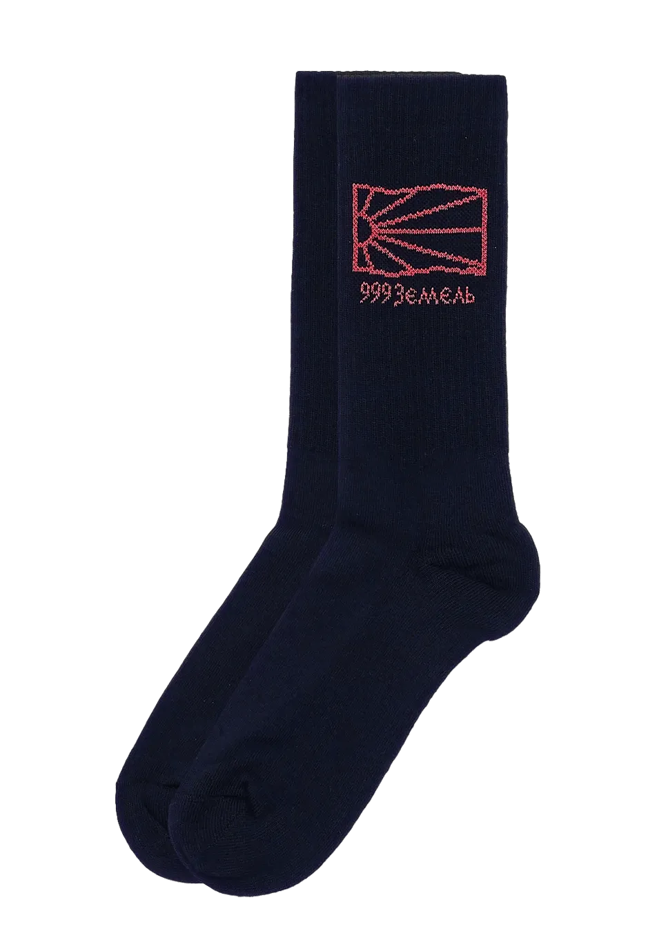 Rassvet #9 Cotton Flag Socks Navy - ARROW & BEAST