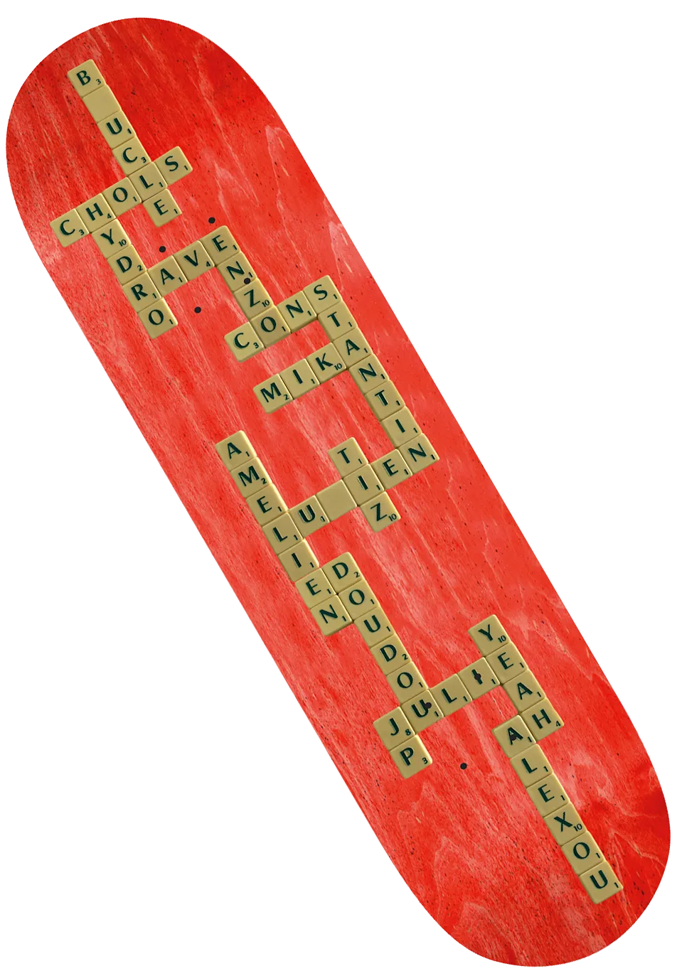 Rave Skateboards Bored Game Deck Red - ARROW & BEAST