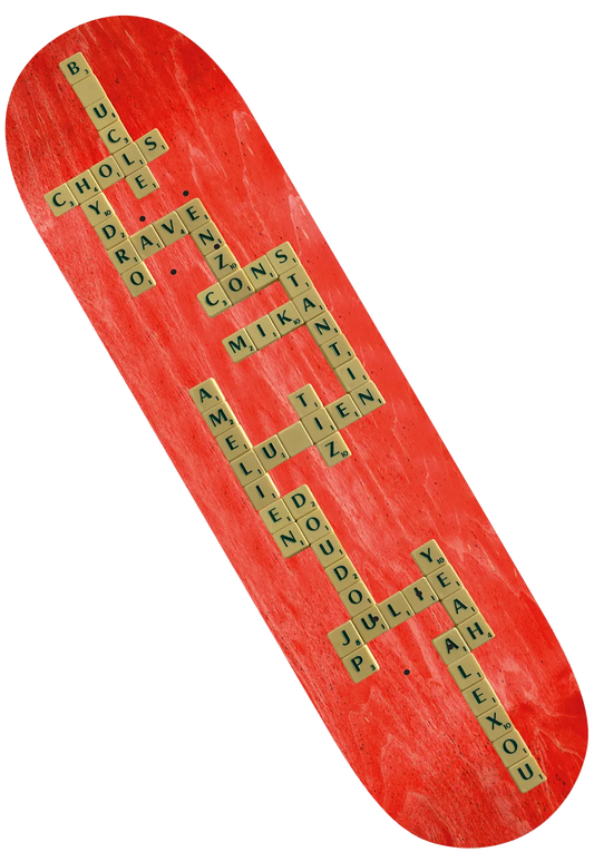 Rave Skateboards Bored Game Deck Red - ARROW & BEAST