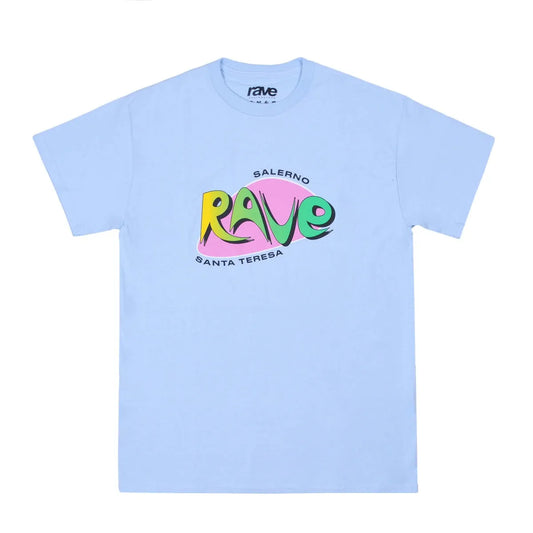 Rave Skateboards - Salerno Tee Light Blue - ARROW & BEAST