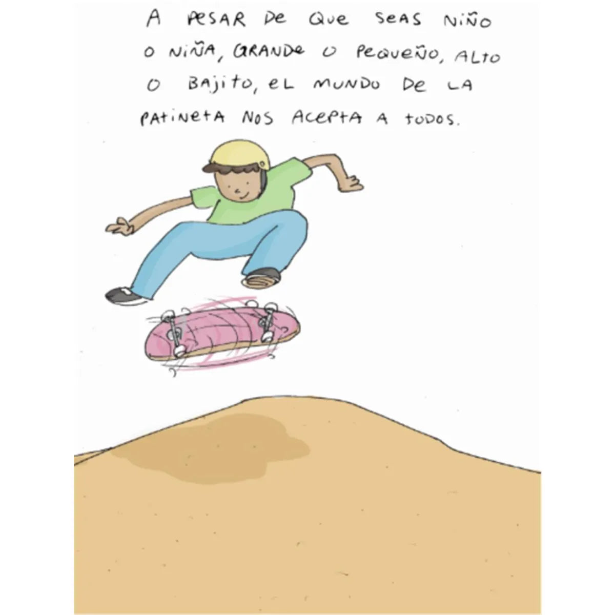 My First Skateboard Book Spanish Version - ARROW & BEAST