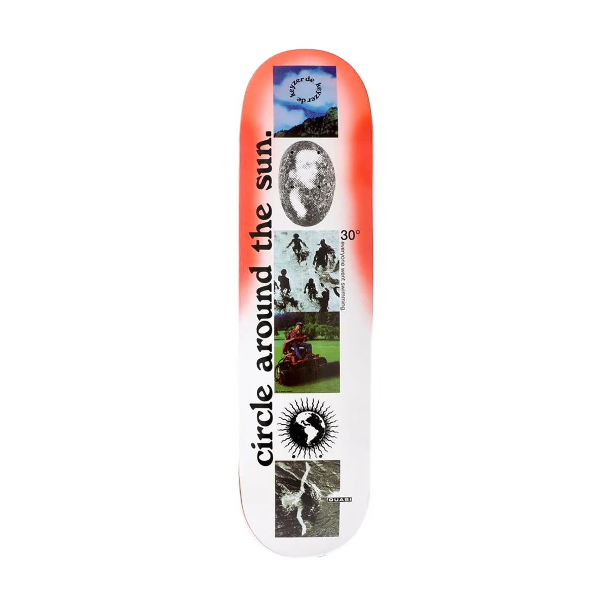 Quasi Skateboards De Keyzer 'since I' Deck White - ARROW & BEAST
