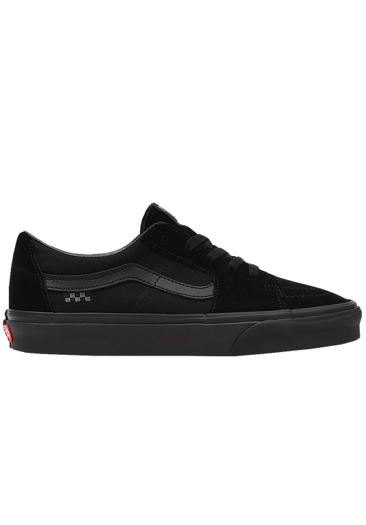 Vans Skate Sk8-Low Suede Shoe All Black ONLINE ONLY - ARROW & BEAST
